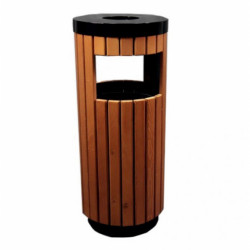 Урна-пепельница Wood (410х1000 мм, 40 л, с емкостью)