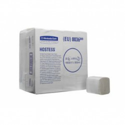 Сложенная туалетная бумага 1 слой Kimberly-Clark 8036 HOSTESS Slimfold