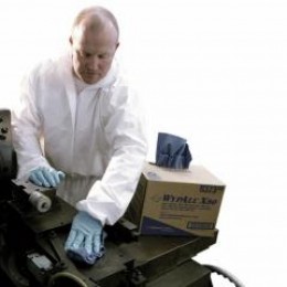 Воздухопроницаемый комбинезон Kimberly-Clark KLEENGUARD A40 для защиты от брызг и твердых частиц - с капюшоном